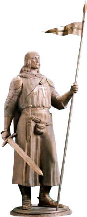 Скульптура бронзовая "Тевтонский воин"