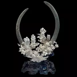 Композиция из бивня мамонта "Мудрецы" из бивня мамонта