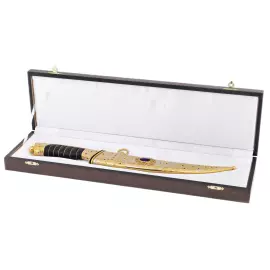 Кинжал сувенирный "Бебут" с лазуритом, Златоуст