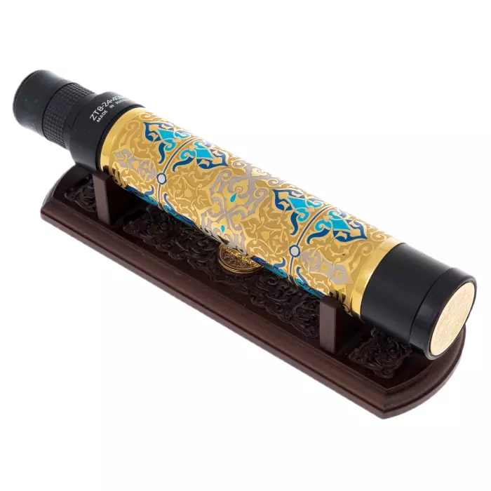 Подзорная труба "Восточная" на резной подставке, Златоуст