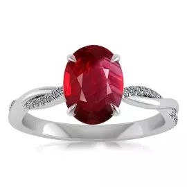 Необработанный мозамбикский рубин 3.10 карата