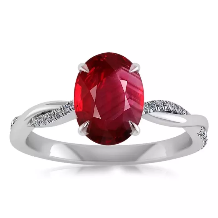 Необработанный мозамбикский рубин 3.10 карата