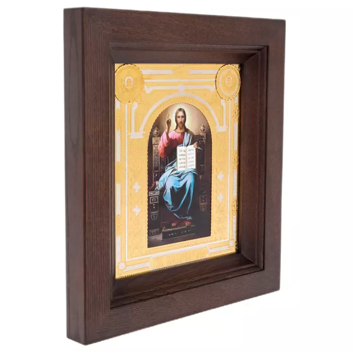 Икона "Господь Вседержитель" в киоте, Златоуст