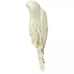 Highly artistic sculpture of a mammoth tusk "White Gyrfalcon"