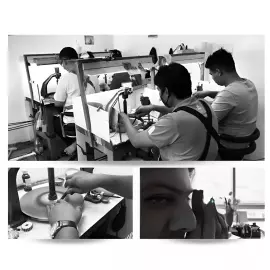 Неоново-голубой нигерийский турмалин Параиба 6.88 карата