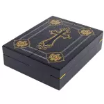 Книга в кожаном переплете "Библия с иллюстрациями русских художников" в коробе