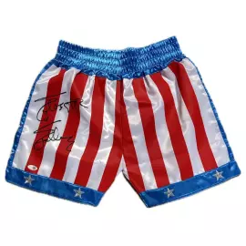 Шорты с автографом актёра Сильвестра Сталлоне