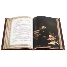 Книга в кожаном переплете "Афоризмы великих врачей" в коробе