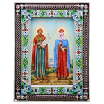 Икона "Святые Петр и Феврония"