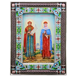 Икона "Святые Петр и Феврония"