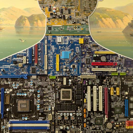 Damir Krivenko's painting "Gamer"
