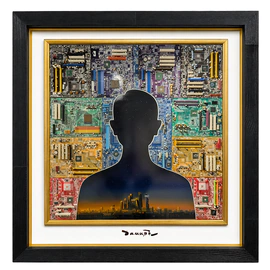 Damir Krivenko's painting "Hacker"