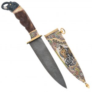 Нож украшенный "Слон" Златоуст