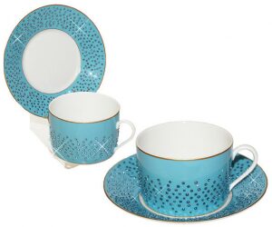 Чайный набор для завтрака "Голубая лагуна" на 6 персон