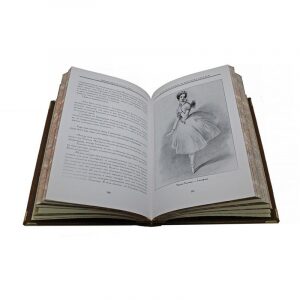 Книга в кожаном переплете "Тайны и легенды Большого театра"