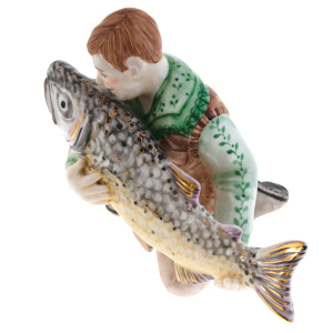 Фарфоровая статуэтка "Рыбак"