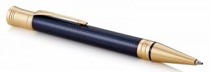 Ручка шариковая "Duofold" Prestige Blue Chevron GT M