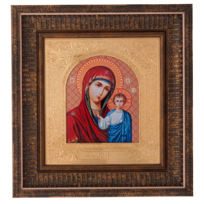 Икона "Пресвятая Богородица Казанская" Златоуст