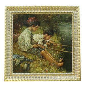Картина "Маленькие рыбаки" (De Velasca)