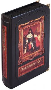 Книга в кожаном переплете "Людовик XIV. Государство - это я" (в коробе)