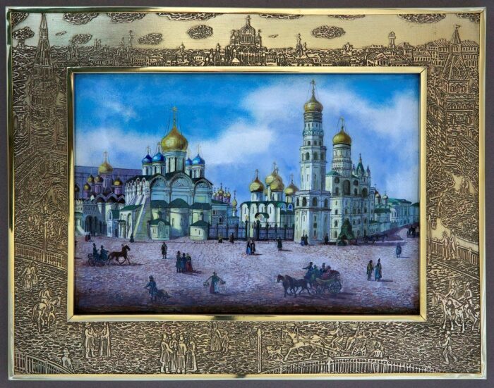 Настенное панно "Соборная площадь в Кремле"