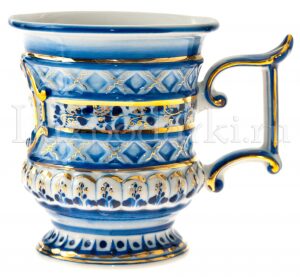 Чайный набор "Паровоз" на 2 персоны, с чашками "Ермакова"