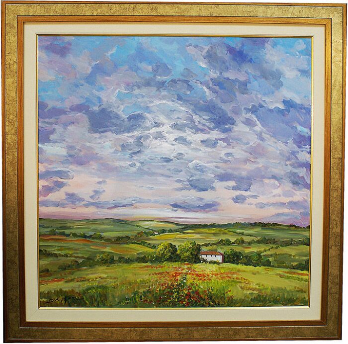 Картина "Цветущее поле" Da Mari