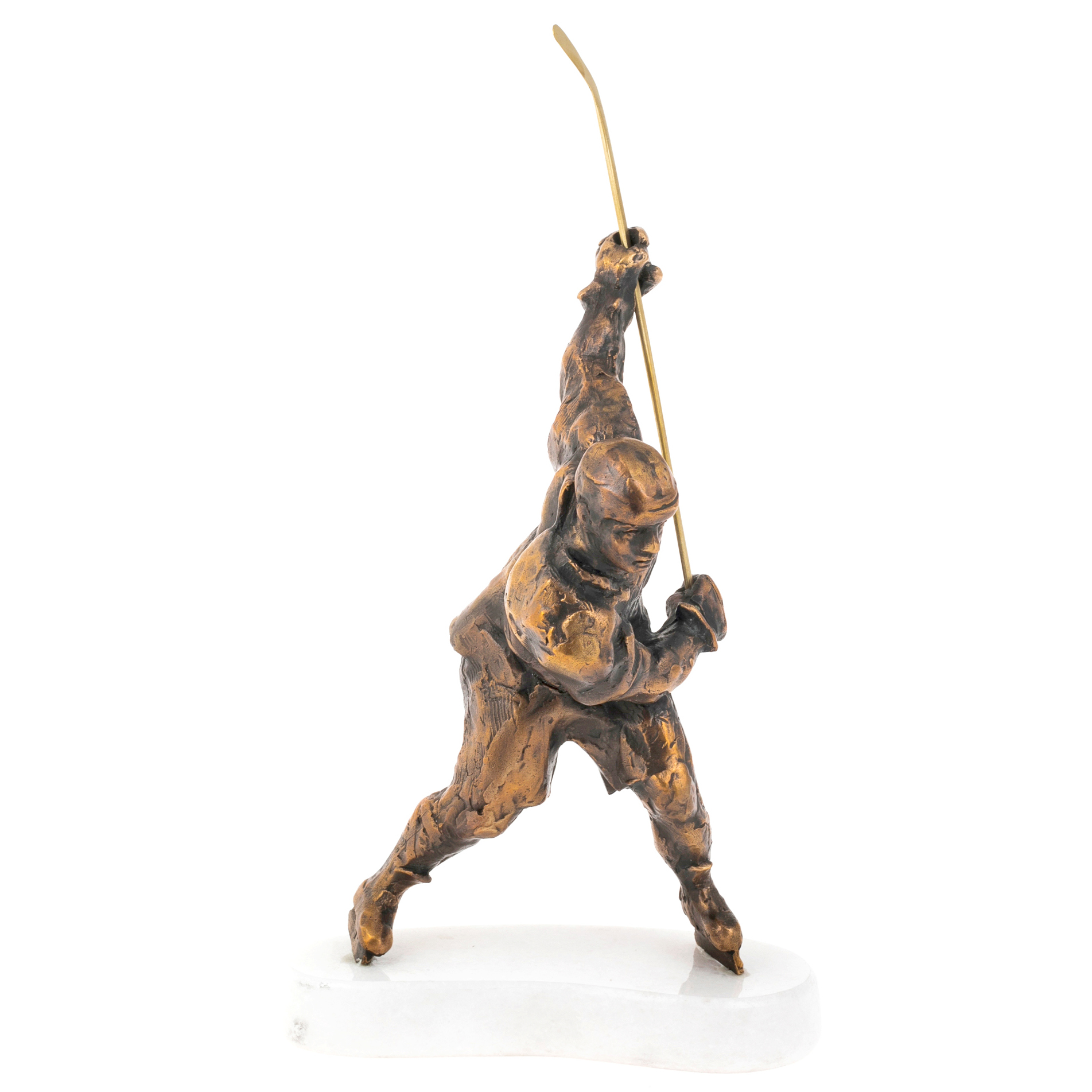 Bronze statuette "Hockey Player"