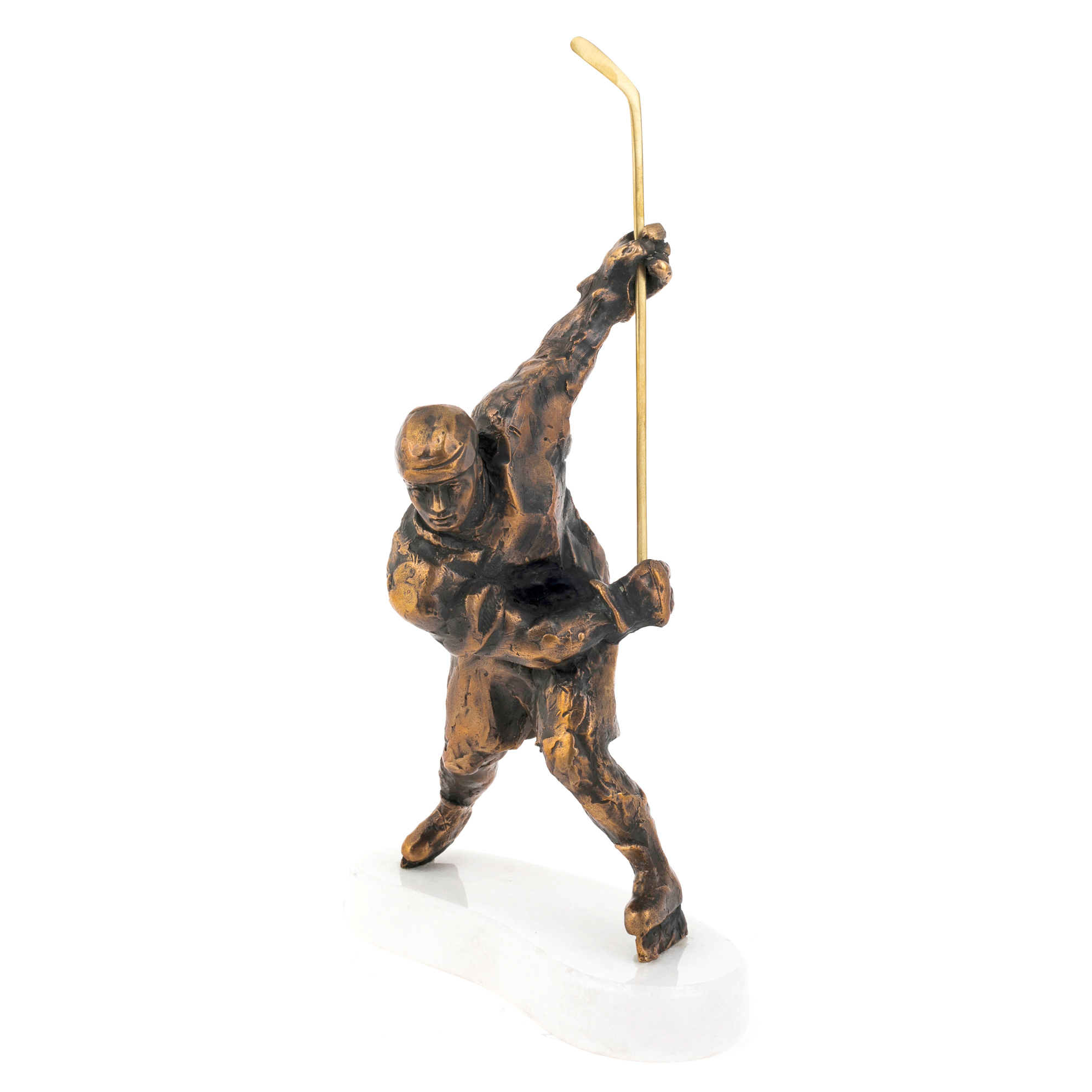 Bronze statuette "Hockey Player"