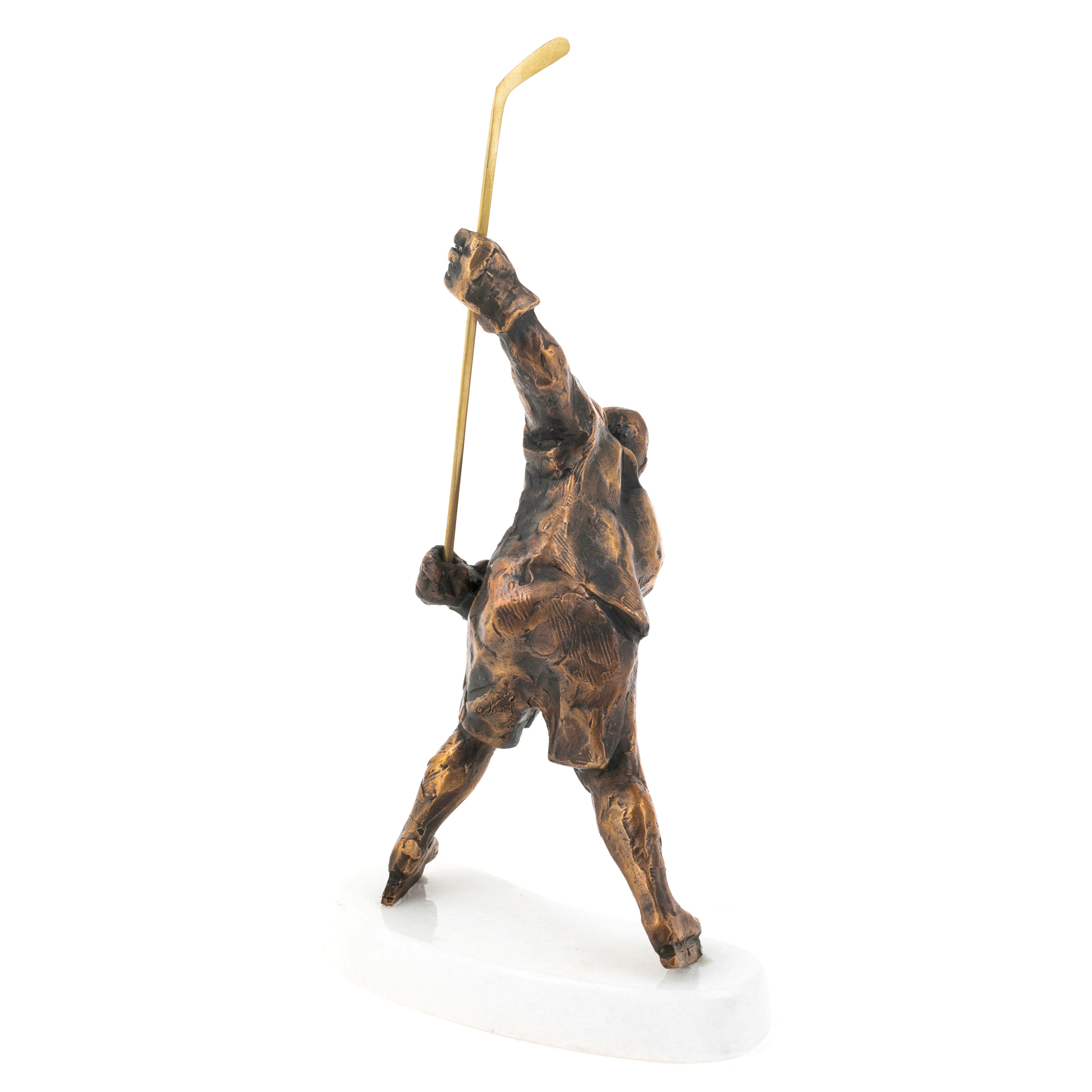 Bronze statuette "Hockey Player"
