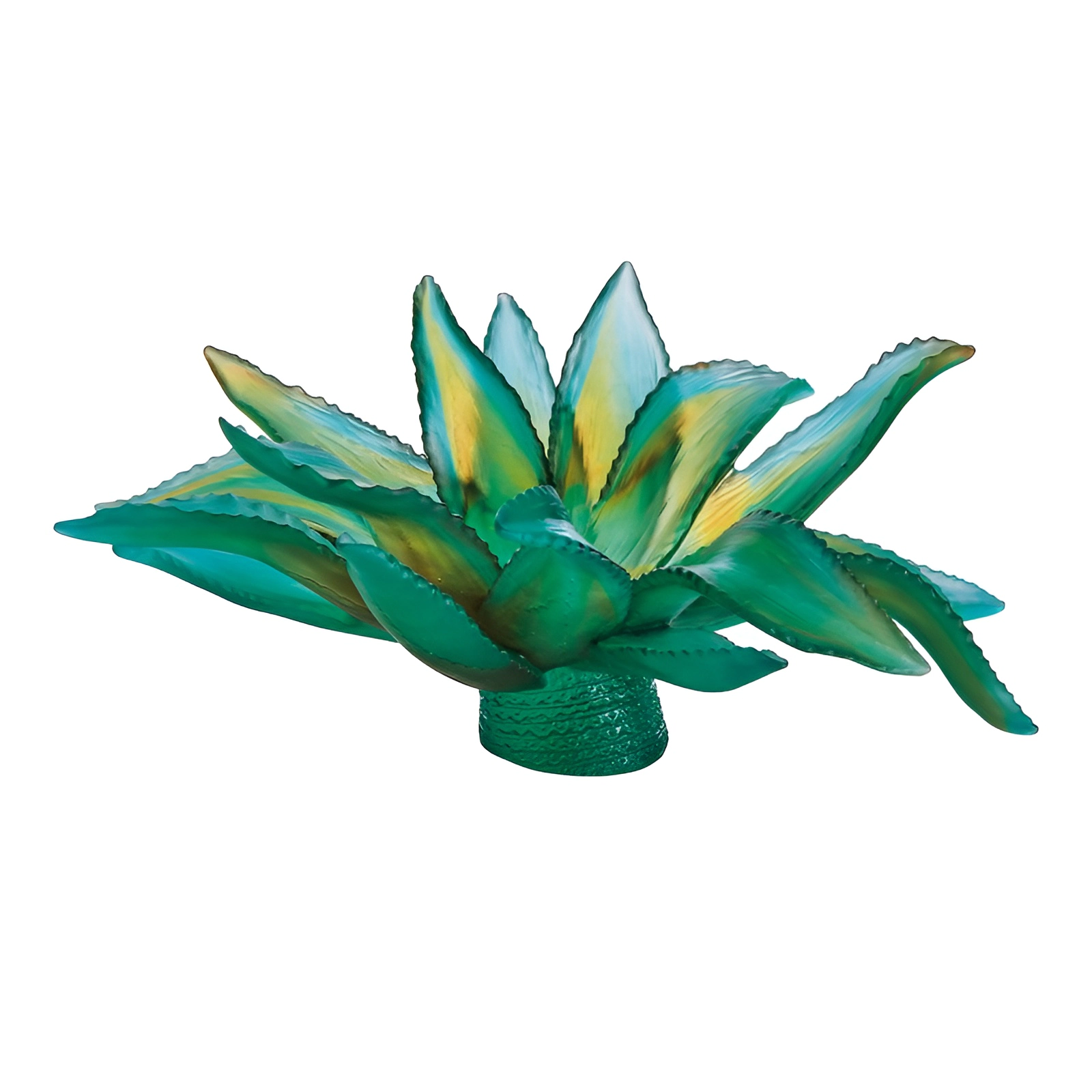 Хрустальное блюдо "Agave" зеленое
