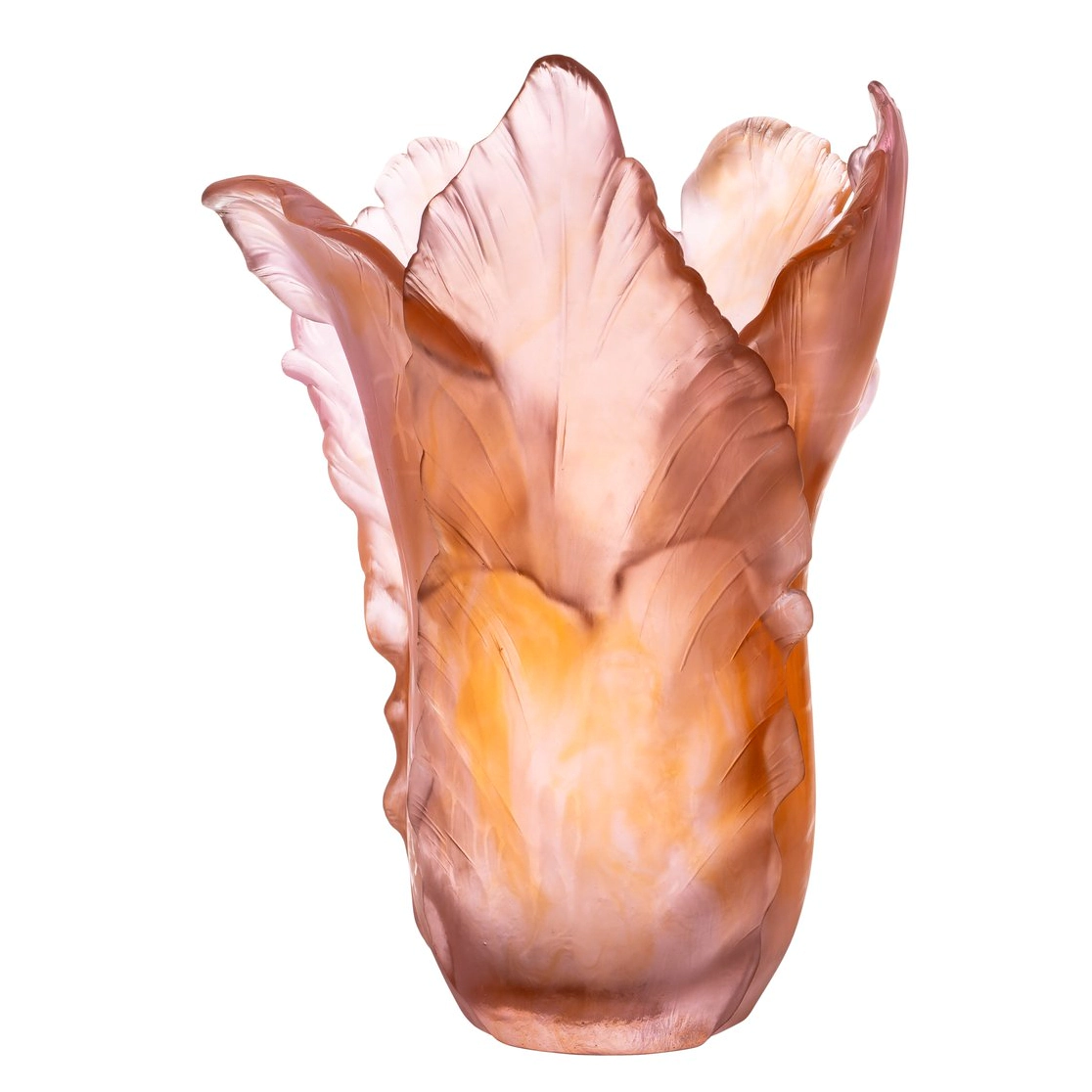 Хрустальная ваза "Tulip Magnum" 52.5 см, розовая
